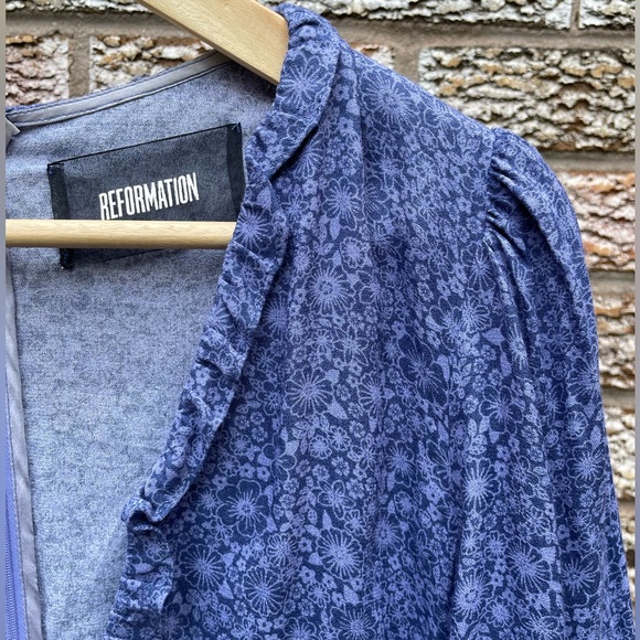 Prarie Sexy Tea Dress - Reformation Suri Dress - Picture 7 of 14